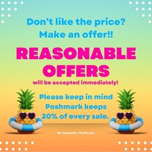 OFFERS WELCOMED + BUNDLE AND SAVE!